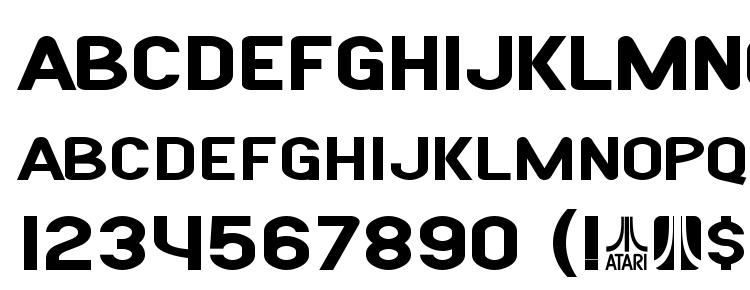 glyphs SF Atarian System Extended Bold font, сharacters SF Atarian System Extended Bold font, symbols SF Atarian System Extended Bold font, character map SF Atarian System Extended Bold font, preview SF Atarian System Extended Bold font, abc SF Atarian System Extended Bold font, SF Atarian System Extended Bold font