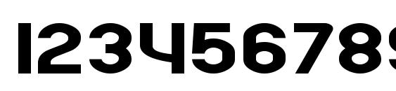 SF Atarian System Extended Bold Font, Number Fonts