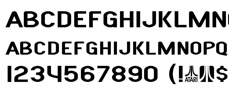 glyphs SF Atarian System Extended font, сharacters SF Atarian System Extended font, symbols SF Atarian System Extended font, character map SF Atarian System Extended font, preview SF Atarian System Extended font, abc SF Atarian System Extended font, SF Atarian System Extended font