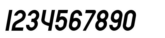 SF Atarian System Italic Font, Number Fonts