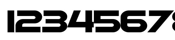 SF Automaton Extended Font, Number Fonts