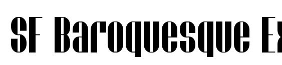 SF Baroquesque Extended font, free SF Baroquesque Extended font, preview SF Baroquesque Extended font