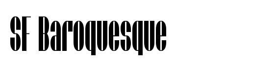 SF Baroquesque font, free SF Baroquesque font, preview SF Baroquesque font