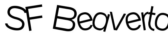 SF Beaverton Light font, free SF Beaverton Light font, preview SF Beaverton Light font