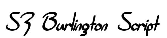 SF Burlington Script Bold font, free SF Burlington Script Bold font, preview SF Burlington Script Bold font