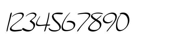 SF Burlington Script SC Font, Number Fonts