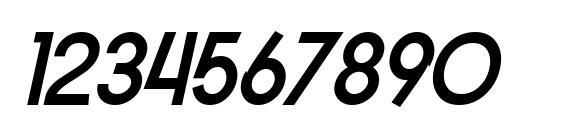 SF Buttacup Lettering Bold Oblique Font, Number Fonts