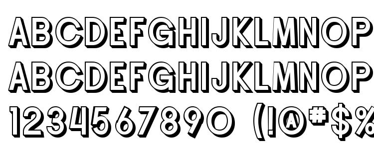 glyphs SF Buttacup Lettering Shaded font, сharacters SF Buttacup Lettering Shaded font, symbols SF Buttacup Lettering Shaded font, character map SF Buttacup Lettering Shaded font, preview SF Buttacup Lettering Shaded font, abc SF Buttacup Lettering Shaded font, SF Buttacup Lettering Shaded font