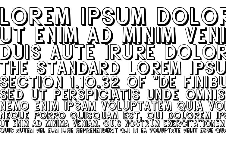 specimens SF Buttacup Lettering Shaded font, sample SF Buttacup Lettering Shaded font, an example of writing SF Buttacup Lettering Shaded font, review SF Buttacup Lettering Shaded font, preview SF Buttacup Lettering Shaded font, SF Buttacup Lettering Shaded font