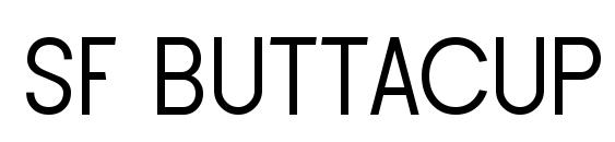 SF Buttacup Lettering Font