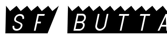 SF Buttacup Oblique font, free SF Buttacup Oblique font, preview SF Buttacup Oblique font