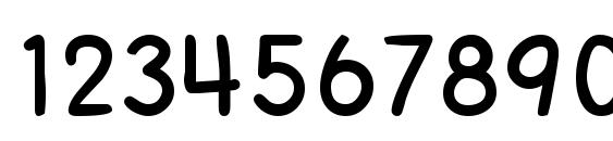 SF Cartoonist Hand Bold Font, Number Fonts