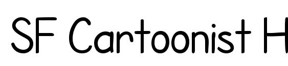 SF Cartoonist Hand font, free SF Cartoonist Hand font, preview SF Cartoonist Hand font