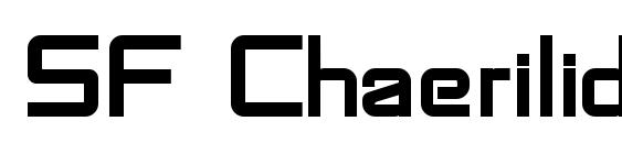 SF Chaerilidae Bold font, free SF Chaerilidae Bold font, preview SF Chaerilidae Bold font