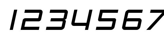 SF Chaerilidae Oblique Font, Number Fonts