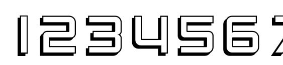 SF Chaerilidae Shaded Font, Number Fonts