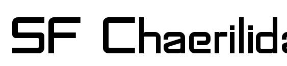 SF Chaerilidae font, free SF Chaerilidae font, preview SF Chaerilidae font
