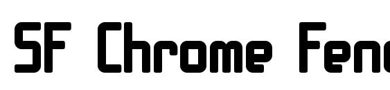 SF Chrome Fenders Bold Font