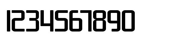 SF Chrome Fenders Extended Font, Number Fonts