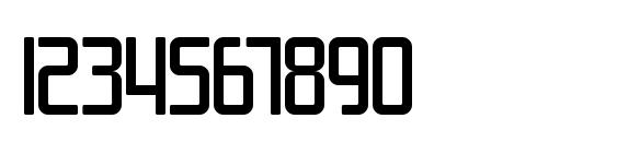 SF Chrome Fenders Font, Number Fonts