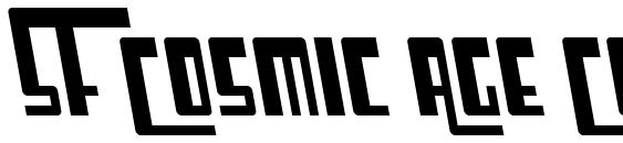 SF Cosmic Age Condensed Oblique font, free SF Cosmic Age Condensed Oblique font, preview SF Cosmic Age Condensed Oblique font