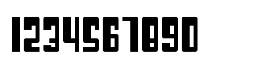 SF Cosmic Age Condensed Font, Number Fonts