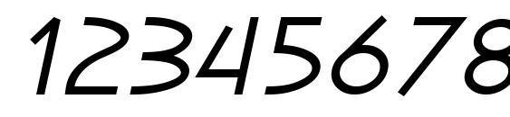 SF Diego Sans Oblique Font, Number Fonts
