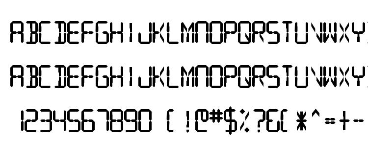 glyphs SF Digital Readout Heavy font, сharacters SF Digital Readout Heavy font, symbols SF Digital Readout Heavy font, character map SF Digital Readout Heavy font, preview SF Digital Readout Heavy font, abc SF Digital Readout Heavy font, SF Digital Readout Heavy font