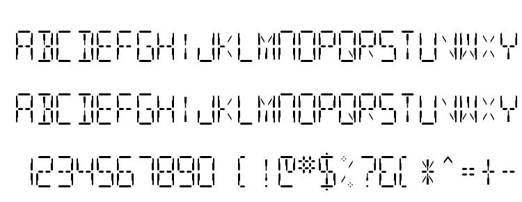 glyphs SF Digital Readout Light font, сharacters SF Digital Readout Light font, symbols SF Digital Readout Light font, character map SF Digital Readout Light font, preview SF Digital Readout Light font, abc SF Digital Readout Light font, SF Digital Readout Light font