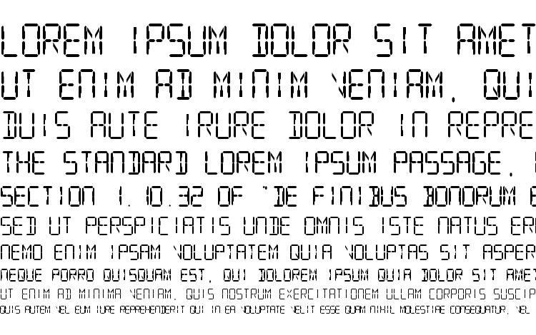 specimens SF Digital Readout Medium font, sample SF Digital Readout Medium font, an example of writing SF Digital Readout Medium font, review SF Digital Readout Medium font, preview SF Digital Readout Medium font, SF Digital Readout Medium font