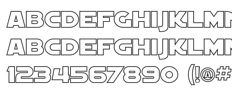 glyphs SF Distant Galaxy Outline font, сharacters SF Distant Galaxy Outline font, symbols SF Distant Galaxy Outline font, character map SF Distant Galaxy Outline font, preview SF Distant Galaxy Outline font, abc SF Distant Galaxy Outline font, SF Distant Galaxy Outline font