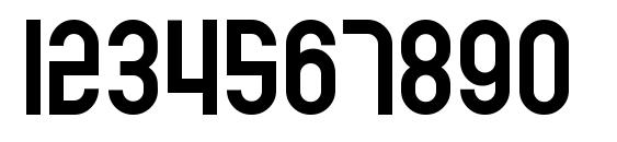 SF Eccentric Opus Bold Font, Number Fonts