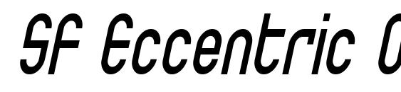 SF Eccentric Opus Condensed Oblique font, free SF Eccentric Opus Condensed Oblique font, preview SF Eccentric Opus Condensed Oblique font