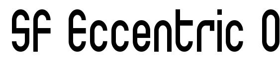 SF Eccentric Opus Condensed font, free SF Eccentric Opus Condensed font, preview SF Eccentric Opus Condensed font