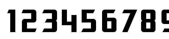 SF Electrotome Bold Font, Number Fonts