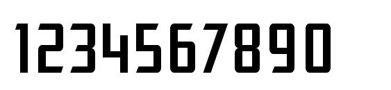 SF Electrotome Condensed Font, Number Fonts
