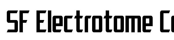 SF Electrotome Condensed Font