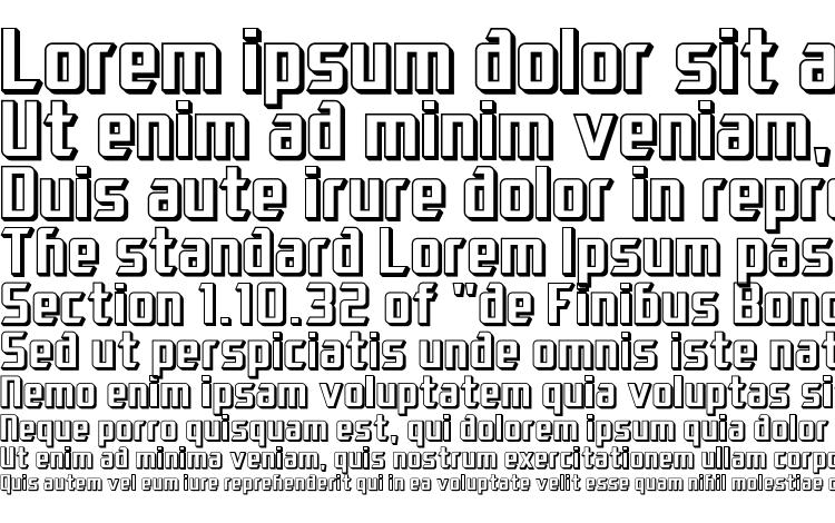 specimens SF Electrotome Shaded font, sample SF Electrotome Shaded font, an example of writing SF Electrotome Shaded font, review SF Electrotome Shaded font, preview SF Electrotome Shaded font, SF Electrotome Shaded font