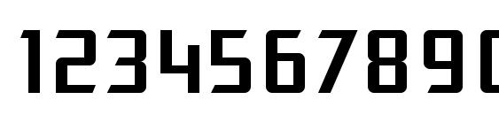 SF Electrotome Font, Number Fonts