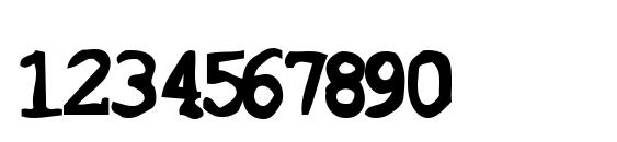 SF Espionage Heavy Font, Number Fonts