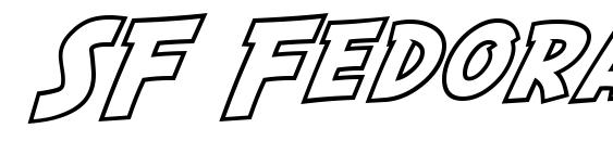 SF Fedora Outline Font