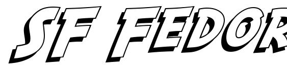SF Fedora Shadow Font