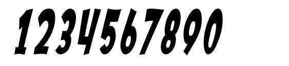 SF Ferretopia Bold Oblique Font, Number Fonts
