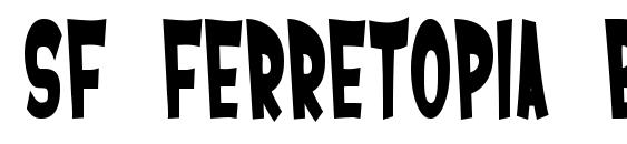 SF Ferretopia Bold Font