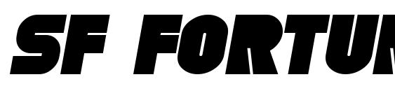 Шрифт SF Fortune Wheel Bold Italic