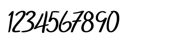 SF Foxboro Script Bold Font, Number Fonts