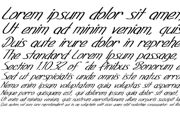 specimens SF Foxboro Script Extended Italic font, sample SF Foxboro Script Extended Italic font, an example of writing SF Foxboro Script Extended Italic font, review SF Foxboro Script Extended Italic font, preview SF Foxboro Script Extended Italic font, SF Foxboro Script Extended Italic font
