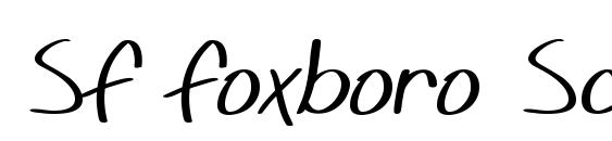 SF Foxboro Script Extended Font