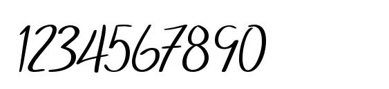 SF Foxboro Script Font, Number Fonts