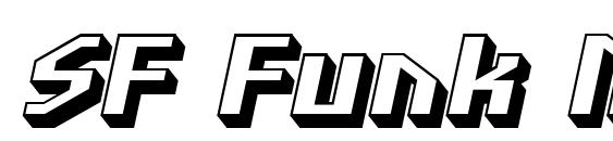 SF Funk Master Oblique Font